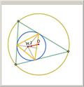 Collinearity of a Triangle's Circumcenter, Incenter, and the Contact Triangle's Orthocenter