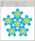Patterns Based on Pentagonal Assemblies of Polygons