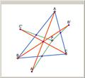 Reflecting a Point through the Midpoints of a Triangle's Sides